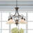 Aquala 5 - Light Steel Dimmable Classic / Traditional Chandelier-20317201