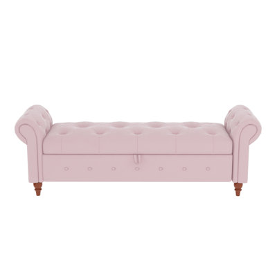63" Bed Bench Soft Fabric