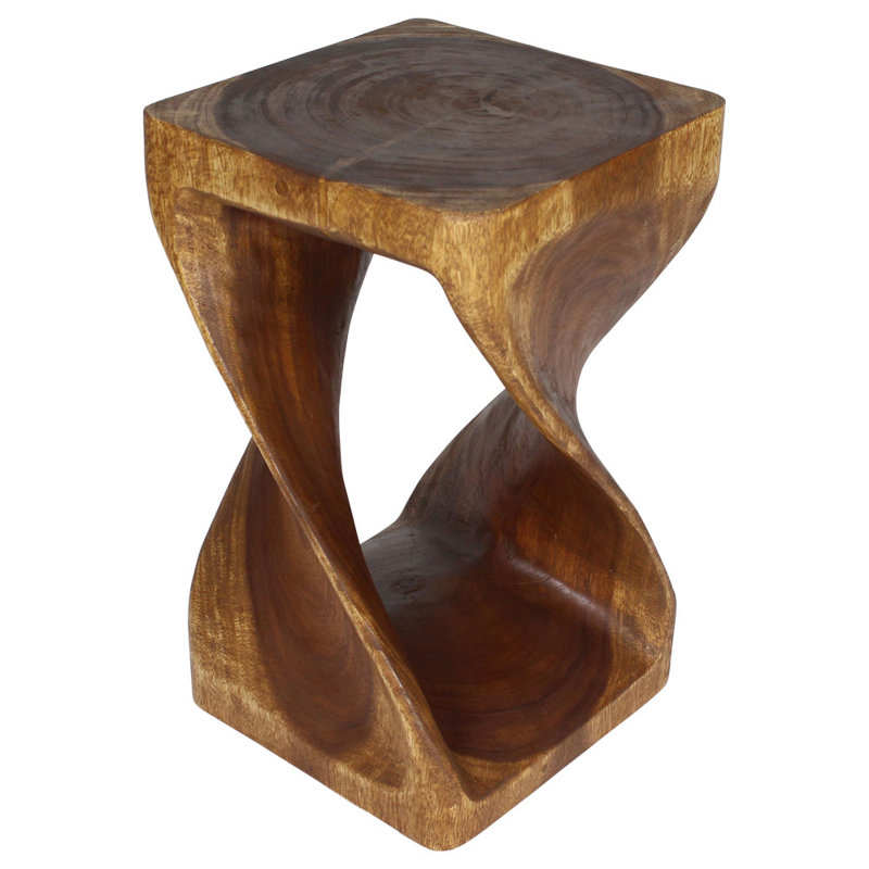 Magdalini Solid Wood End Table