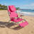 3 In 1 Foldable Portable Outdoor Beach Chair With Footrest And Adjustable Backrest For Beach Poolside Camping Relaxation Use-970161186