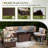 Romanas 8 Piece Patio Conversation Sets With Fire Pit Table-1446252471