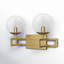 Éclairage pour meuble-lavabo de salle de bain 2 lumières Anesha-70337303