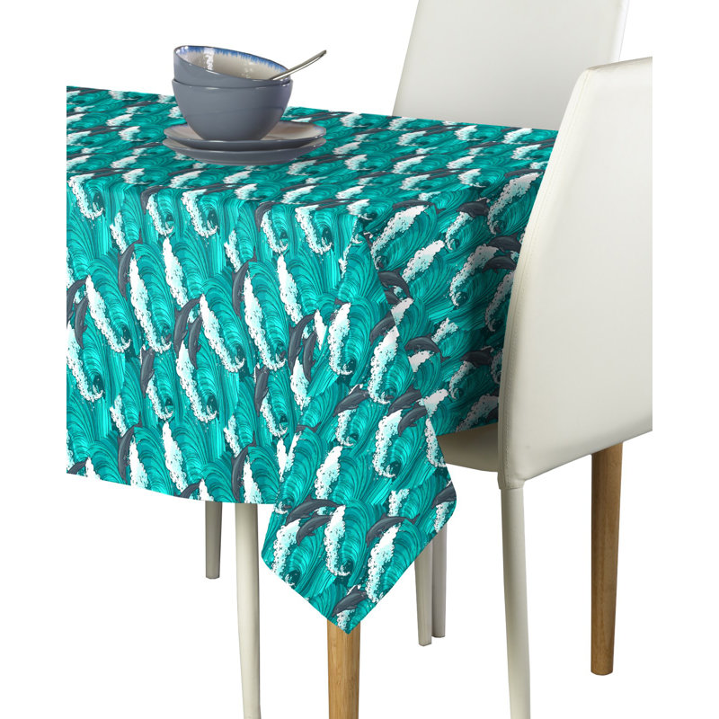 Comina Geometric Tablecloth, 120" x 60"