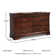 Commode double 6 tiroirs Brandenn