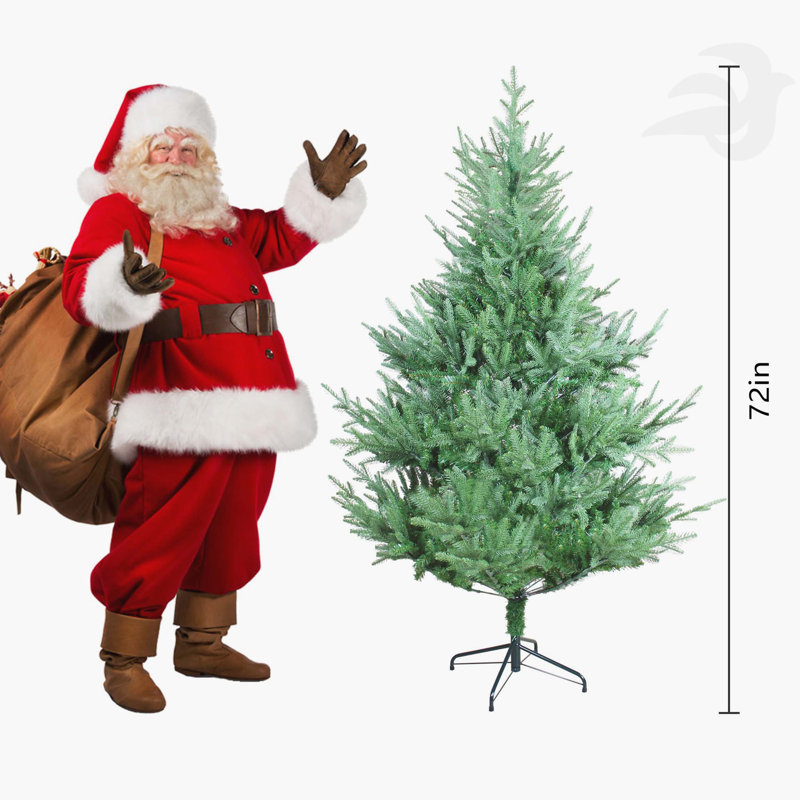 Arbre de Noël artificiel courbé 6 pi: hauteur de 72 pouces, forme irrégulière, branches denses, apparence réaliste, convient pour Halloween et Noël