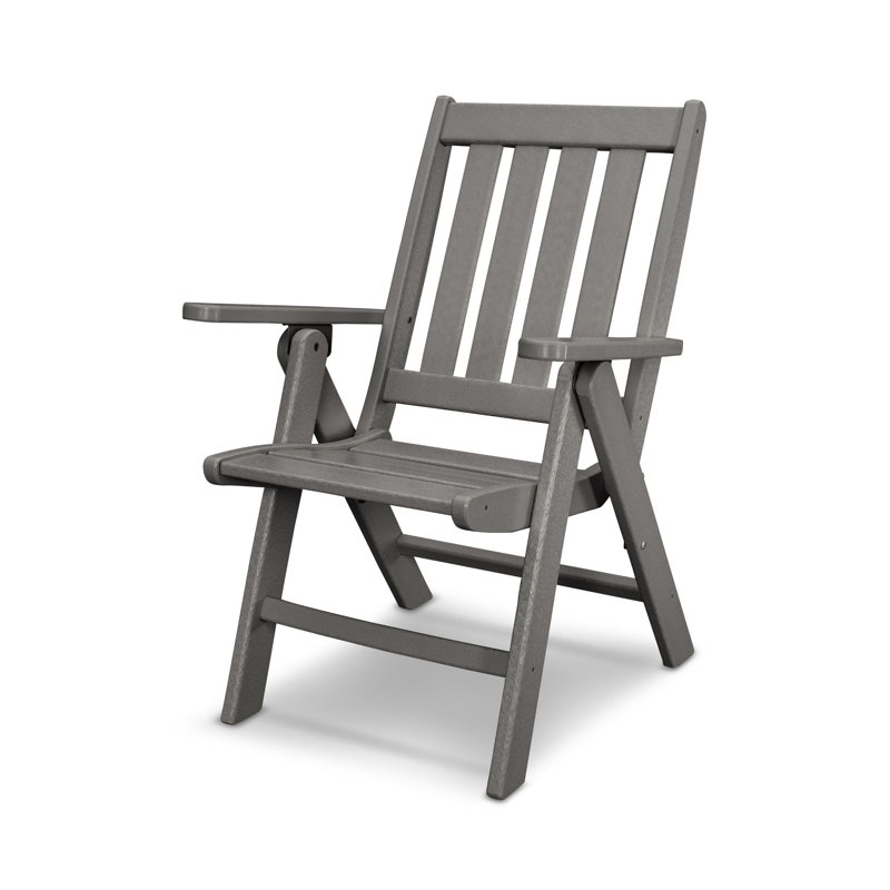 Chaise pliante POLYWOOD Vineyard, Gris ardoise