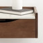 Benning Poplar Floating Shelf with Drawer-94320016