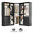 63.2" L X 63.2" W X 80" H Corner Closet System,Freestanding Closet Organizer System With 6 Drawers & 12 Shelves-730309516