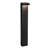 Evans Black Integrated LED Metal Bollard Light-95320146