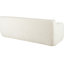 Courbé 81,5 po pour chambre à coucher, salon, appartement - 3 avec design ergonomique et zones de compression minimalistes en tissu courbé, très grands sièges, forme longue durée