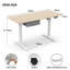 Antlia Adjustable Metal Base Standing Desk-818397113-818397062
