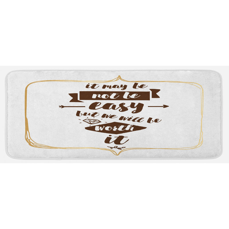 Tapis de cuisine Saying