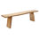 Banc en bois massif Kaster