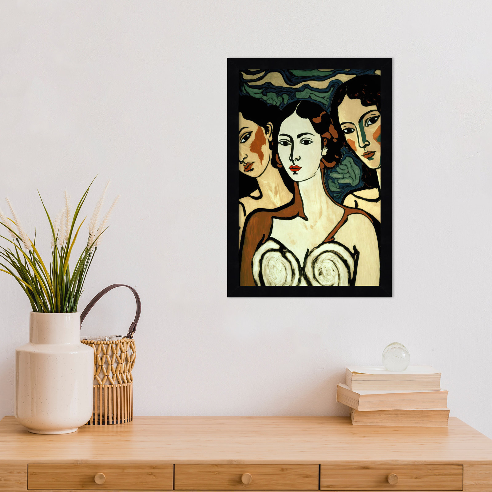 Galya "The Soul Sisters" Print, Black, 17" H x 12" W