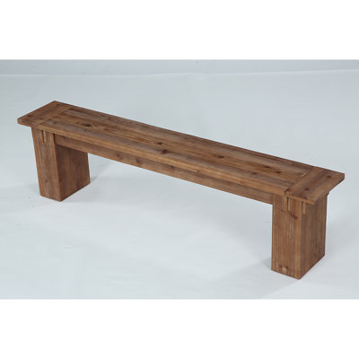 71" Farmhouse Solid Wood Entryway Bench for Dining Room, Kitchen