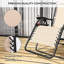 Chaise longue pliable à zéro gravité-130093085