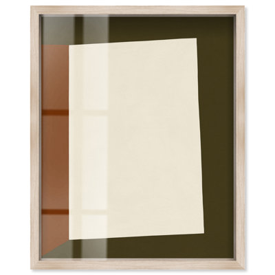 «Neutral Gateway I Shadowbox Print Modern Office Art» par