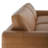 Adika 98.8'' Genuine Leather Upholstered Sofa