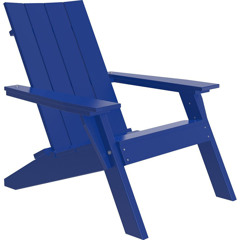 Chaise adirondack en plastique urban Dinis, Bleu