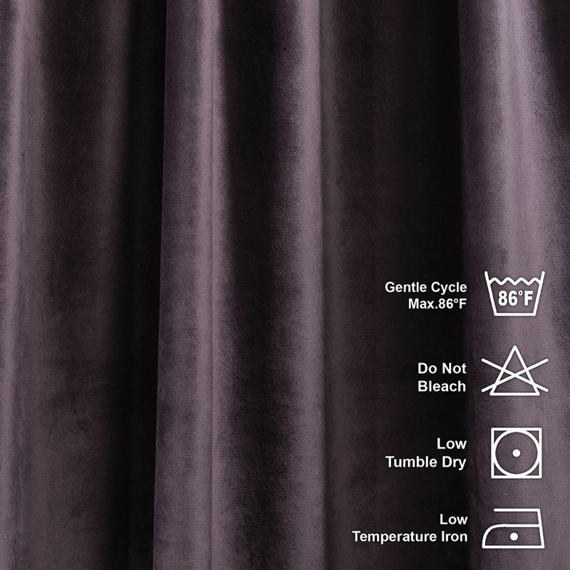 Pinch Plate Room Darkening Extra Long & Extra Wide Decorative Curtain - Single Panel_1, Black, 150cm Width x 295cm Drop