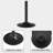 Height-Adjustable Round Bar Table