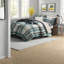 Ensemble de literie classique en microfibre à carreaux, 7 pièces pour lit simple confortable