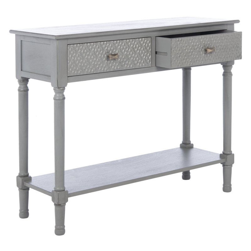 Console 35,5 po Peters, Gris délavé