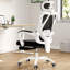 Chaise de bureau en filet avec repose-pieds et repose-tête-1067269307