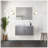 Modern Bath Vanity 36 In. W X 22 In. D, Cultured Marble Top, And 36 In. LED Mirror-1452204556