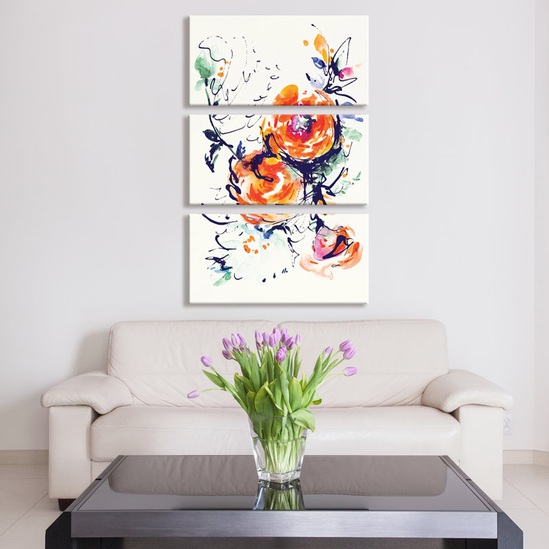 « fire », art mural sur toile tendue, H 40 po x l 26 po x P 1,5 po
