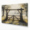 «Farm Farm Gate», art mural sur toile beige