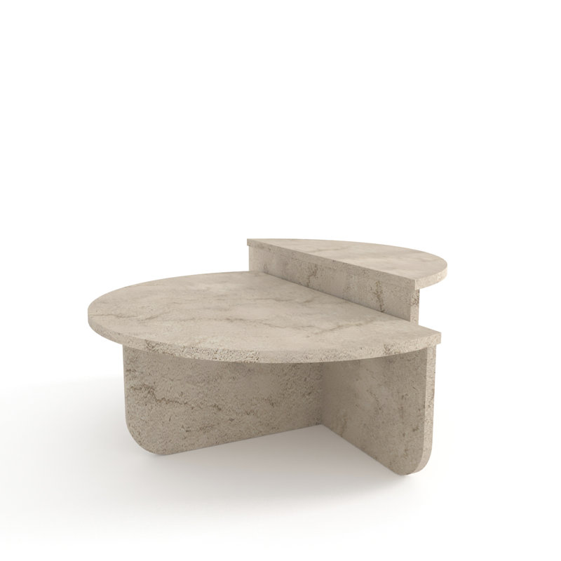 Alves 68cm W Coffee Table, Beige Wood