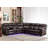 Ronae 100" W Upholstered Reclining Sectional -1840269149