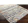 Jamieson Machine Woven Blue/Orange Area Rug