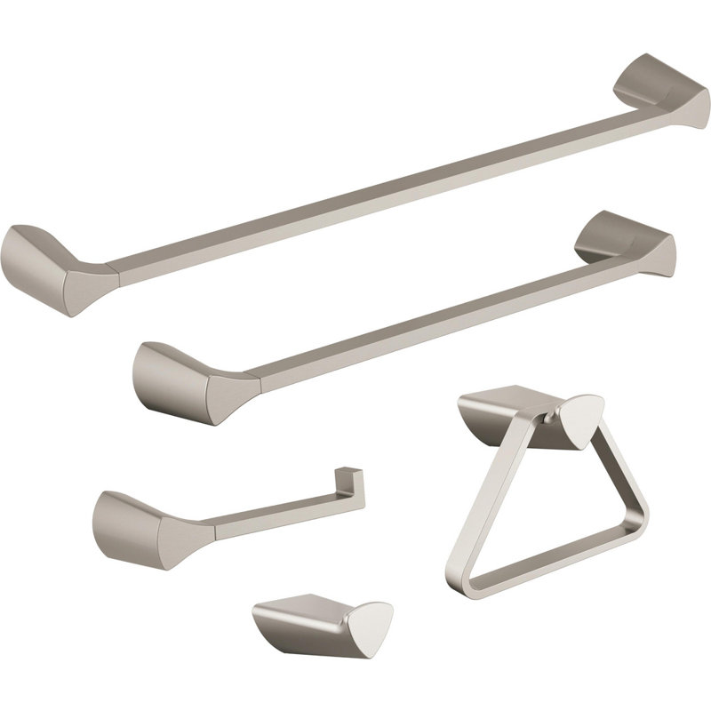 Zura Wall Mounted Towel Rack, Stainless