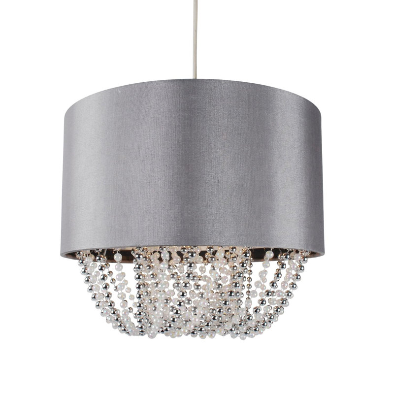 Lamanna Fabric Semi Flush Mount, 20" H x 30" W x 30" D