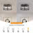 Modern Cage Ceiling Light Punk Flush Mount Light for Bedroom
