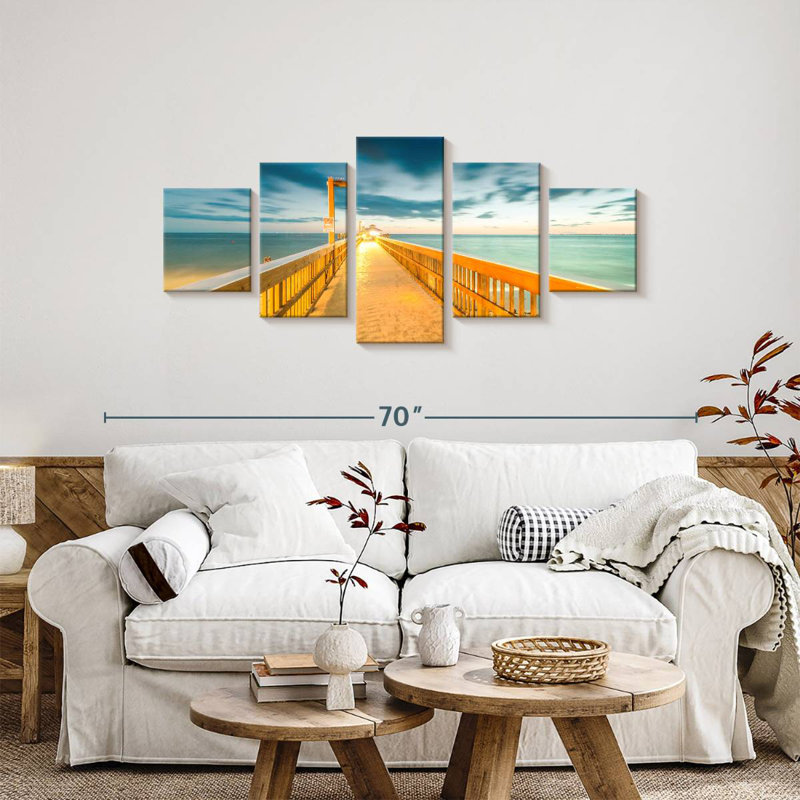 Fort Myers Jetty, 24" H x 55" W