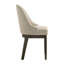 Ensemble de chaises d'appoint rembourrées Blakely Beige