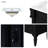 18-Inch Modern Freestanding Small Bathroom Vanity With Ceramic Sink, Storage Cabinet With Adjustable Shelf-390413387