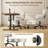 Swivel Cross Legged Office Chair With Adjustable Footrest And Meditation Design-1635482649