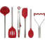Silicone Utensil Set S/6 Cayenne