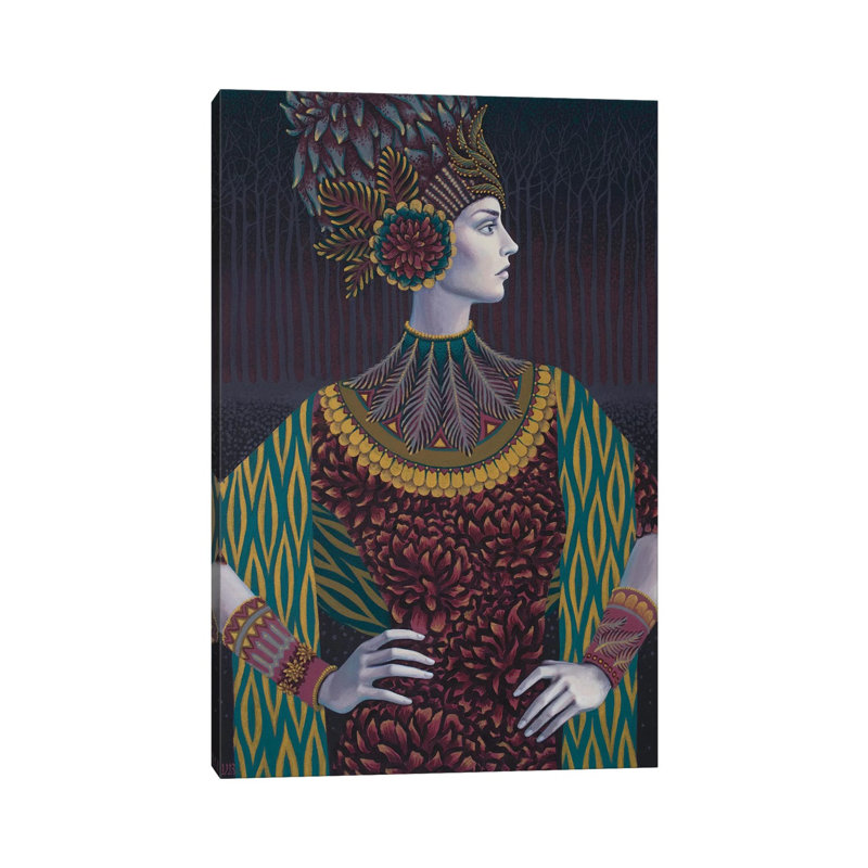 Devana by Vasilisa Romanenko - Painting on Canvas, 45.72cm H x 30.48cm W x 1.91cm D, Wrapped Canvas