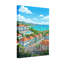 Scène de ville côtière tropicale à St Barthelemy-887866551