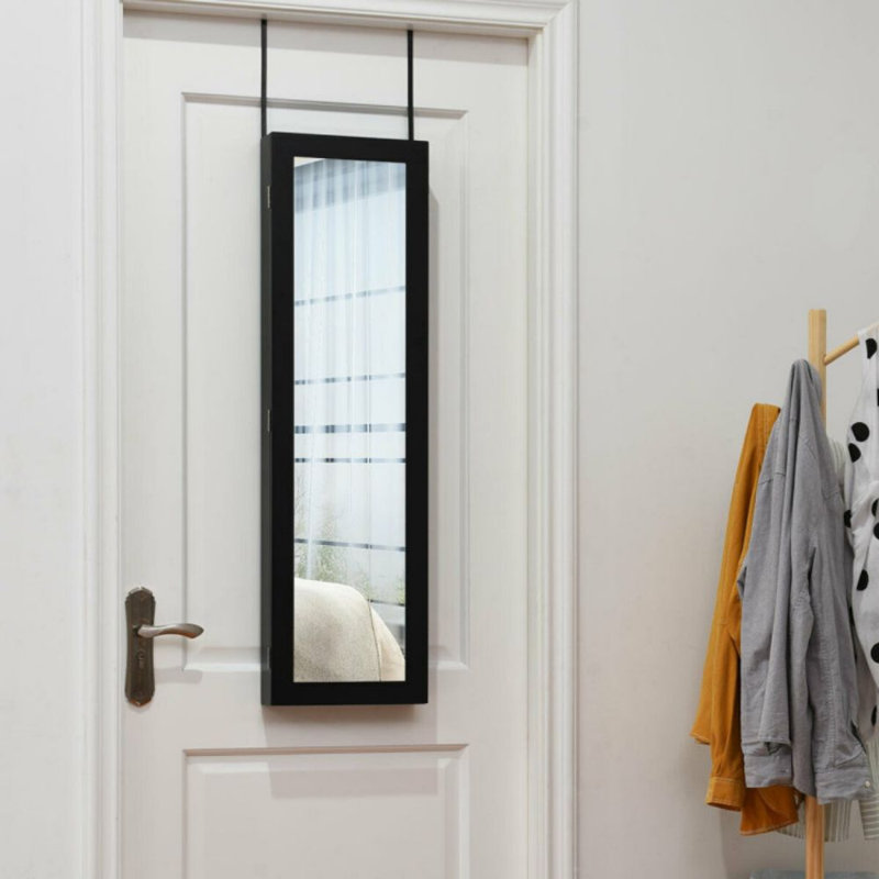 Rangement mural pour armoire à bijoux Ahsley, Noir