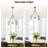 5-light Dimmable Drum Chandeliers With Textured Glass -844178651