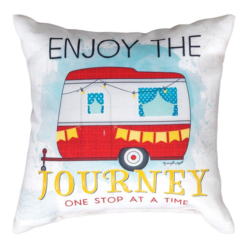 Coussin manuel carré en polyester 12 po x 12 po Woodworkers & Weavers