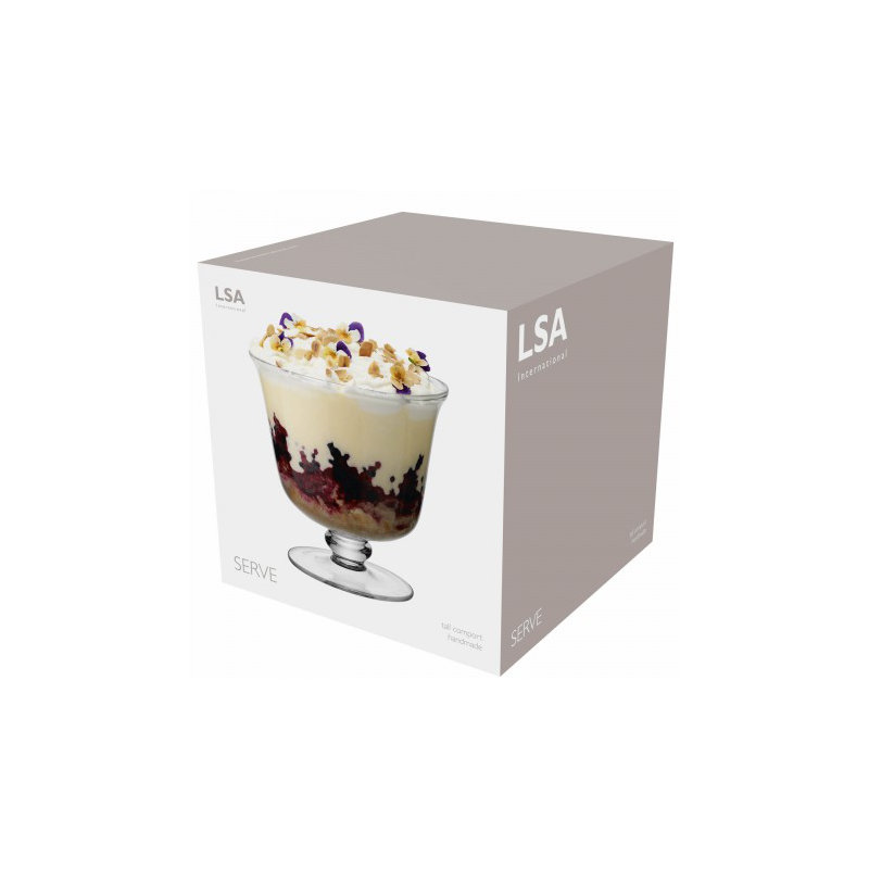 Serve Glass Nut Bowl