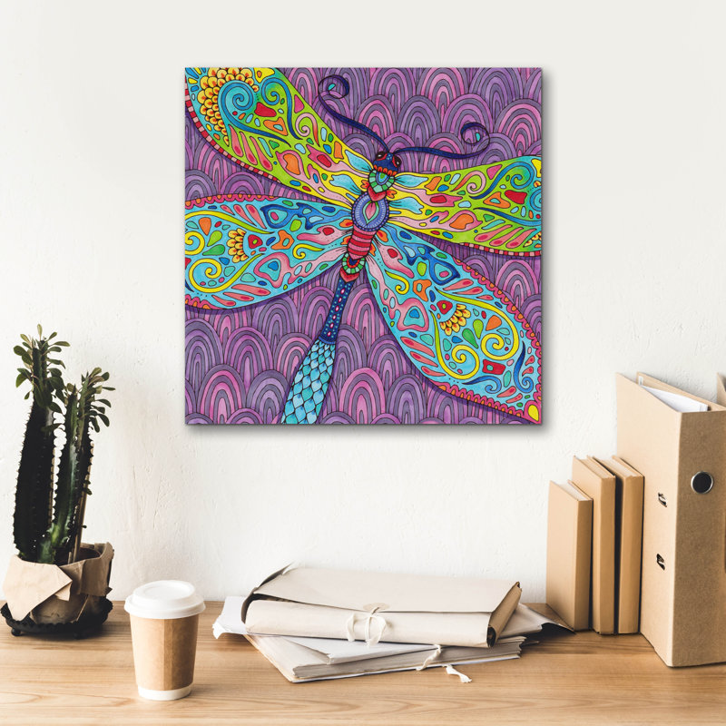 «Winged Things 3» par Hello Angel, H 18 po x l 18 po x P 0,75 po