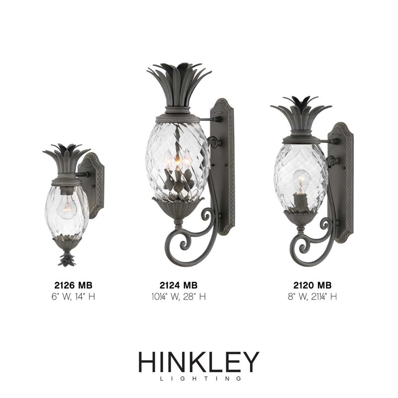 Plantation 3-Light Outdoor Wall Lantern